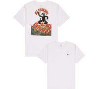 Element - Camisetas - Pizza SS Tee Optic White - Talla L - Blanco Blanco L