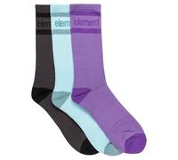 Element, Clearsight 3.0 Socks 3Pk Calcetines, Hombres, Taille unique, Off Blk/Omphalodes/Veronica