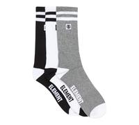 Element, Clearsight Socks 3Pk Calcetines, Hombres, Taille unique, Black/White/Grey Htr