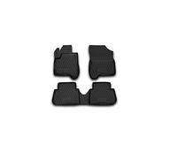 Element EXP.CARCRN00027 Alfombrillas de Goma Antideslizantes de Primera Calidad para Citroen C3 Picasso, año 09-20, Negro