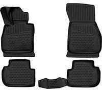 Element EXP.ELEMENT3D02196210k - Alfombrillas de Goma Antideslizante Premium 3D Personalizadas BMW Serie 1 2019> 4 Unidades, Color Negro, Personalizado