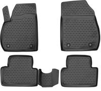 Element EXP.NLC.51.34.210k Alfombrillas Interior de Coche a Medida TPE Volkswagen Passat B7, 2011-2015, 4 pcs, Negro, Passform