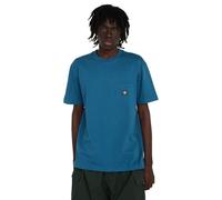 Element Camiseta de Manga Corta Icon Label Pocket - Hombre Azul