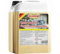 Element Limpiador de vajillas líquido para lavavajillas comercial, 10 litros, detergente profesional de 10 l, juego de 2 bidones de 5 litros, limpiador de vajillas sin cloro, detergente para