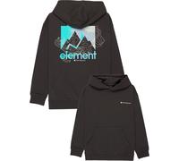 Element - Marcas - New Heights Hooded Sweatshirt Youth Off Black - Talla Infantil 14 años - Negro Negro 14 años