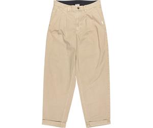 Element - Pantalones - Big Pleated Chino Humus - Talla 34 US - Beige Beige 34 US