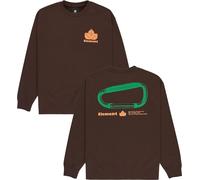 Element - Sudaderas - Sporting Crew Java - Talla L - Marrón Marrón L
