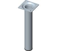 Element-System 11100-00172 Pie para Muebles, Efecto Acero, 20 cm