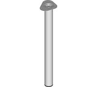 Element System 11102-00037 Pie para Muebles, Aluminio Blanco, 70 cm