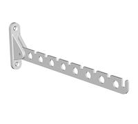 Element System Regletas de Perchero Laura para Pared, Barra de Perchero Plegable para Montaje en Pared, Incluye Tornillos y Tacos, Colgador Blanco, 11202-00003