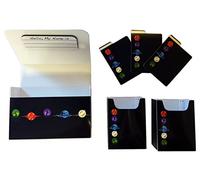 Elemental 5 Color - Magnetic Double Deck Box Plus dividers by MAX Pro - Standard Magic The Gathering Size