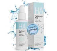 Elemental Care Serum Facial Acido Hialuronico (+155% HIDRATACION en 1h) - Piel Joven, Rellena y Suave - Antiarrugas, Antimanchas - Cara y Contorno de Ojos - Crema Hidratante Facial Mujer
