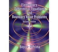 Elementary Differential Equations And Boundary Value Problems. 7th Edition