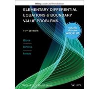 Elementary Differential Equations and Boundary Value Problems, WileyPLUS Card and Loose-leaf Set Multi-Term