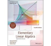 Álgebra Lineal Elemental – Versión de aplicaciones – Adaptación internacional – Edición revisada