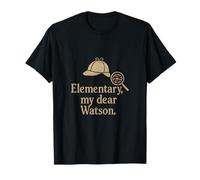 Elementary My Dear Watson Stem Graphic Apparel Novedad Camiseta