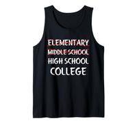 Elementary School Middle School 6th Grade Graduation 2026 Camiseta sin Mangas