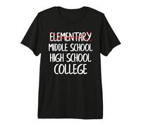 Elementary School tee Middle School tee 6th Grade Graduation Camiseta Premium