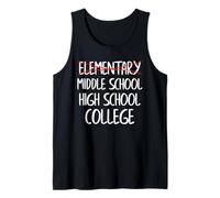 Elementary School tee Middle School tee 6th Grade Graduation Camiseta sin Mangas