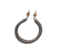 Elemento ardiente redondo 1KW/1.2KW/1.5KW de la bobina 110V del calentador de aleta del aire caliente de la resistencia eléctrica(220V 2KW 300mm OD,110V)