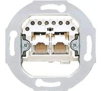 Elemento base Jung UAE2X8UPO conector IAE/EAE, empotrado, plástico, IP20