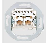 Elemento base Jung UAE2X8UPO conector IAE/EAE, empotrado, plástico, IP20