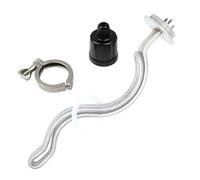 Elemento Calefactor, Calentador De Agua Eléctrico De Inmersión Tri Clamp OD64 De 2" De 220 V, Elemento Calefactor De Ondulación Sin Costuras For Elaboración De Cerveza(Heater Clamp,220v 4500w)