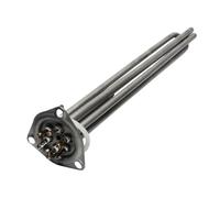 Elemento Calefactor, Compatible Con LJXH, 201SUS, Tubo Calefactor Con Brida Triangular, Elemento Calefactor For Calentador De Agua Eléctrico De Lavavajillas.(380V,355mm 12KW)