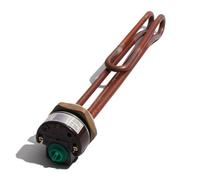 Elemento Calefactor Compatible Con LJXH, Termostato For Calentador De Agua Eléctrico DN32, Interruptor De Control De Temperatura De 1,5 KW, 2 KW, 2,5 KW, 3 KW Y 4 KW.(Without Nut,250V_4KW FOLDED TYPE)