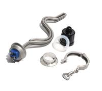 Elemento calefactor de resistencia eléctrica G2" 64 mm Tri Clamp para destilación de calentamiento de agua 240 V 2,5 KW 3,5 KW 4,5 KW 5,5 KW 6,5 KW (con 2 accesorios, 240 V BSP THREAD_5,5 KW 350