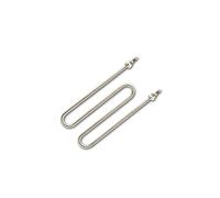Elemento calefactor de vapor de arroz Q2 en forma de W, M12 220 V/4000 W, tubo de calefacción eléctrico de acero inoxidable 304 para calentador de arroz, caja de aislamiento