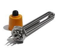 Elemento calefactor Elemento calefactor de inmersión eléctrico DN32 1 1/4 "rosca 3U con sonda y tornillo de tierra 3/4, 5/6/9/12KW(12KW 355mm)