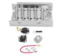 Elemento Calefactor para Secadora, OEM:279838 Elemento Calefactor + Termostato 3977393 Wp3387134 + Fusible 3977767 Wp3392519 Recambio Original, para W.Hirlpool Y K.Enmore (5400W, 240V)