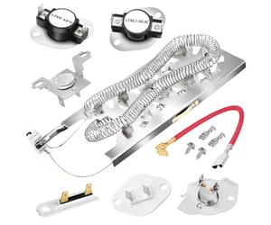 Elemento calefactor para secadora Whirlpool Cabrio WED5600XW0 WED5500BW1 WED6200BW0 WED6400SW1 WED7000DW2 WED7300DW0 WED8000DW2 WED8200DW0 WEDX200VQ0 WED8200DW0 WEDX200VQ0 WED8200VQ0 WED8200DW0