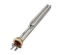 Elemento calefactor Tubo de refuerzo de resistencia eléctrica de acero inoxidable for caldera de agua de 1"/DN25/32 mm, 220 V/380 V, 1/2/3/4 kW(220V,2KW210L DN25 201SS)