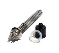 Elemento Calentador De Agua De Acero Inoxidable De 2" Con Abrazadera Triple, 220 V/380 V, Con Tornillo De Conexión A Tierra, 3 KW, 4,5 KW, 6 KW, 9 KW Y 12 KW.(Set,220v,3KW 190mm)