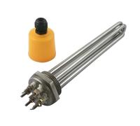 Elemento calentador de agua de inmersión de acero inoxidable 304, 1,2 pulgadas, DN32 = 41mm, sin tanque, 110V/220V/380V, 3kw/6kw/9kw/12kw, 1 Uds.(260L 6KW,380V)