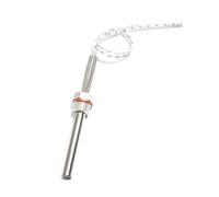 Elemento calentador de agua eléctrico, calentador de cartucho de inmersión con resistencia de varilla cilíndrica de rosca de 1/2 ", 300/500/1/1, 5/2KW(300mm 2KW)