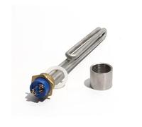 Elemento calentador de agua eléctrico plegable con rosca NPT 1 pulgada, 1KW/2KW/3KW/4KW/6KW, acero inoxidable 201(Bianco,380V,6KW320L DN25 201SS)