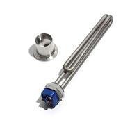 Elemento Calentador De Agua Eléctrico Plegable Con Rosca NPT De 1 Pulgada, 1 KW, 2 KW, 3 KW, 4 KW Y 6 KW, Acero Inoxidable 304.(Set-3,220v,4KW260L DN25 304SS)