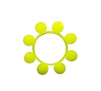 Elemento de acoplamiento hexagonal de anillo de goma de flor de ciruelo de poliuretano de alta resistencia for deportes - 1 pieza(100x198x35mm)