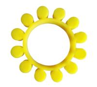 Elemento de acoplamiento hexagonal de anillo de goma de flor de ciruelo de poliuretano de alta resistencia for deportes - 1 pieza(215x355x55mm)