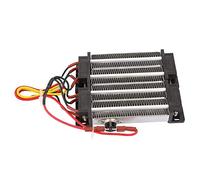 Elemento de calentador de aire de cerámica, calentador de aire de cerámica 110V/220V 1000W Termostato aislado Elemento de calefacción Accesorios de calentador eléctrico(220V 1000W)