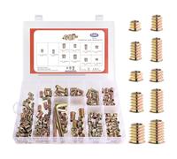 Elemento De Fijación Para Perno Roscado, Surtido D Tuercas Hexagonales Para Muebles, Juego de Conectores de Pernos con Llave Allen para Contrachapado Paneles de Fibra Muebles Hogar