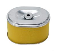 Elemento de filtro de aire del motor de repuesto para motor 168F 170F, filtro de papel de esponja para mini asesino, ajuste preciso, duradero, fácil instalación (amarillo)