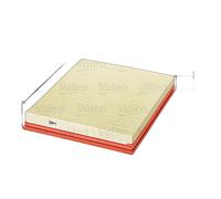 Elemento de Filtro de Aire VALEO 316 mm - 261 mm para u.a. NISSAN INTERSTAR