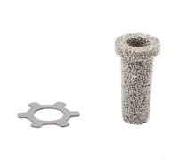 Elemento de filtro de válvula reductora de presión de buceo con construcción de acero inoxidable para un flujo de aire consistente y protección del núcleo de la válvula