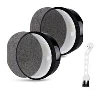 Elemento de filtro purificador, paquete de 2 con prefiltros de carbón activado para una filtración eficiente del aire, compatible con el modelo LV-H132, color negro