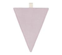 Elemento de guirnalda con banderines morados: decoración para la habitación infantil