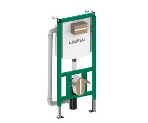 Elemento de instalación INEOLINK de LAUFEN, con cisterna, para WC suspendido, con válvula de ventilación para conexión, H9201160000001